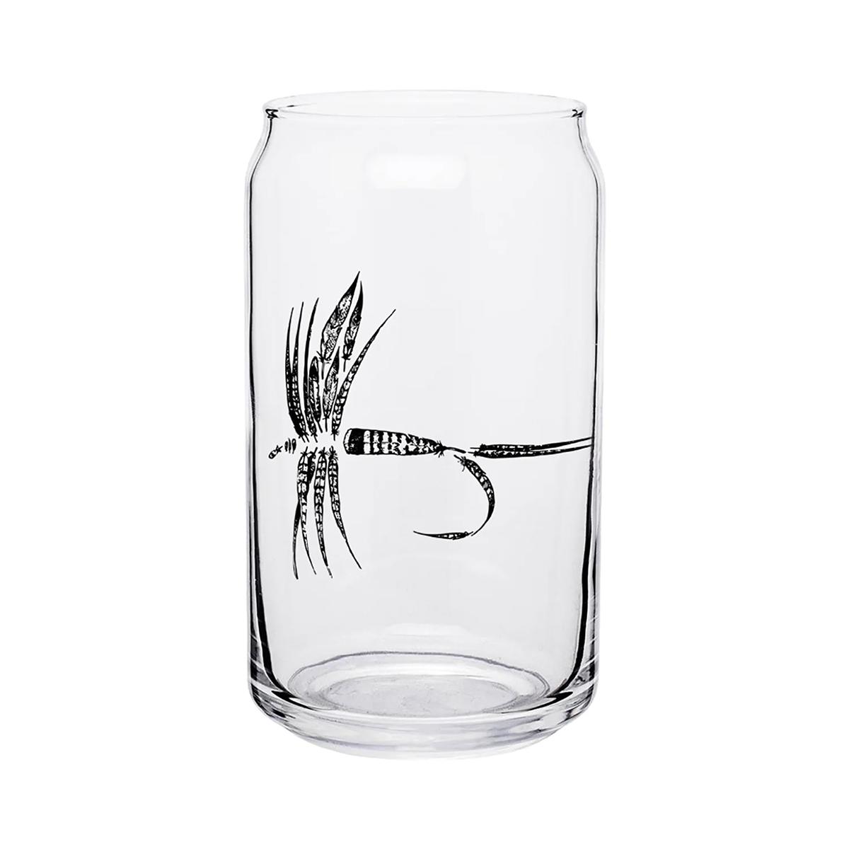 RepYourWater Beer Can Glass in Feather Fly